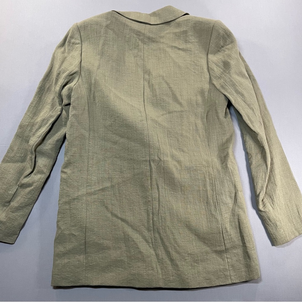 NWT H&M Lightweight Double Breasted Single Button Blazer Jacket - Womens Small - Picture 12 of 15